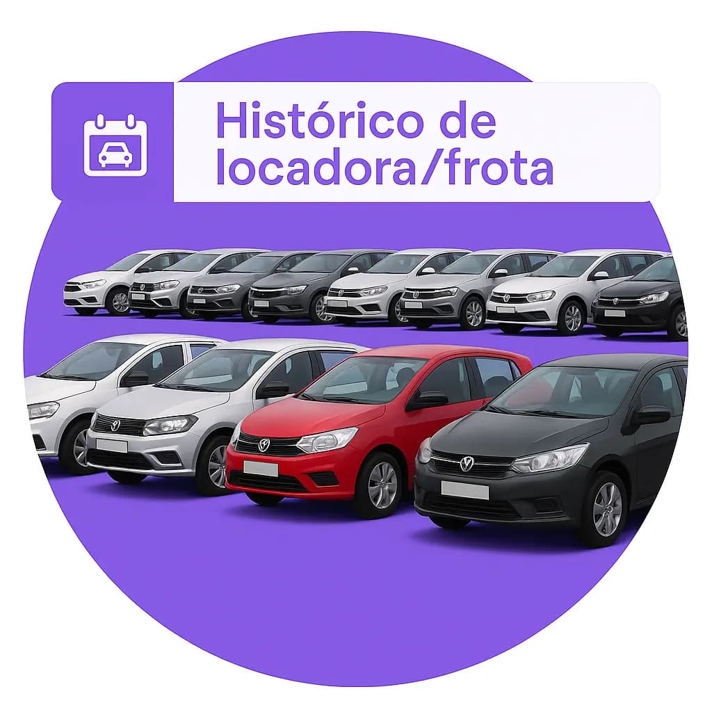 Histórico de locadora/frota