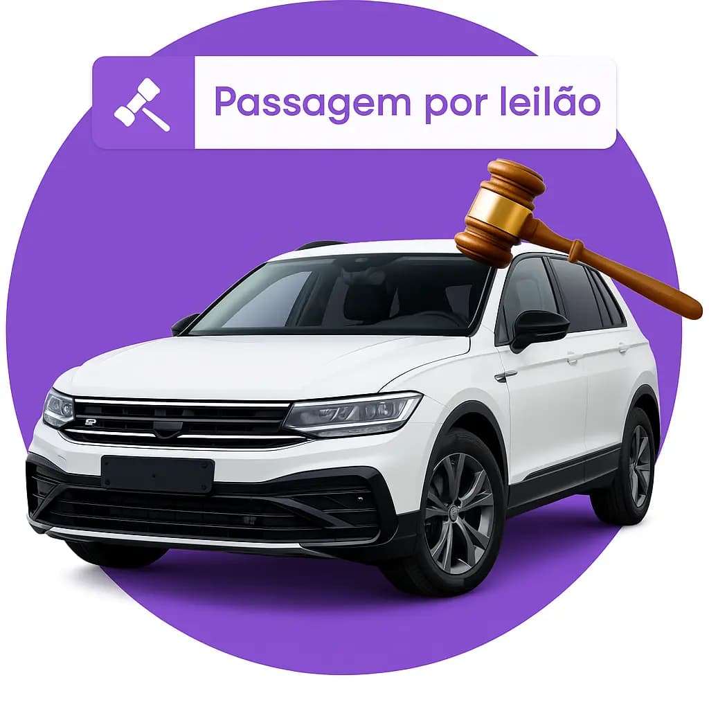 Passagem por leilão
