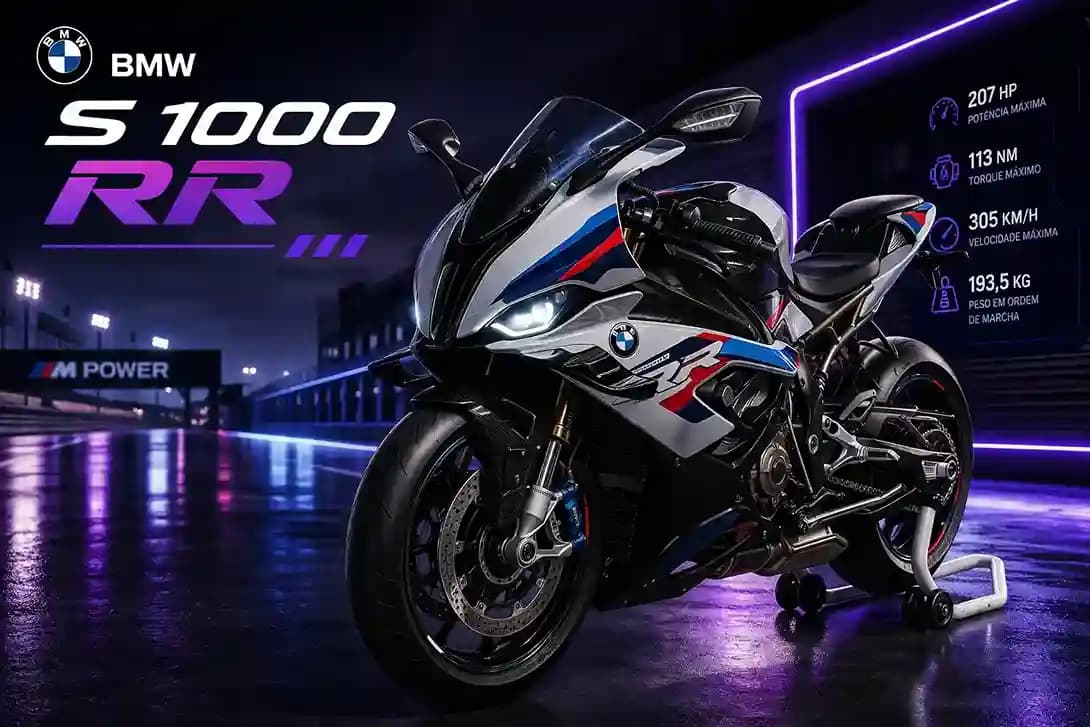 BMW S 1000 RR 2026: desempenho extremo e tecnologia de pista