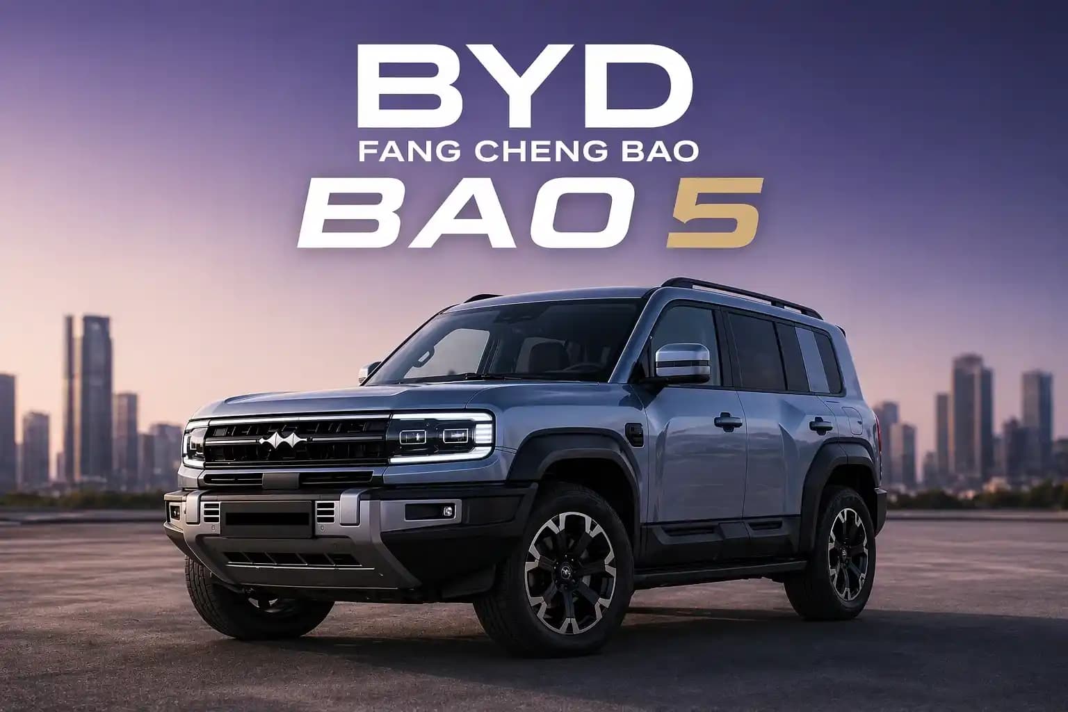 BYD Bao 5 2026 Brasil: guia completo do SUV híbrido off-road