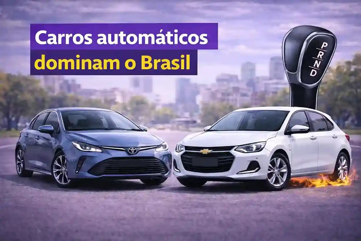 Carros automáticos dominam o Brasil: vale mais a pena que manual?