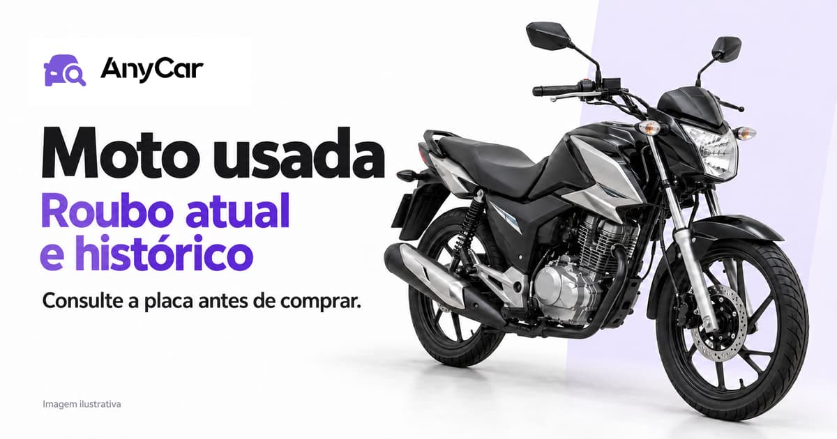 Como saber se uma moto é roubada antes de comprar?