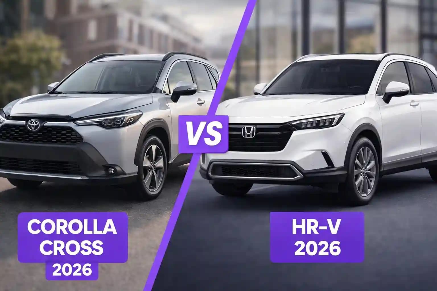 Toyota Corolla Cross 2026 vs Honda HR-V 2026: Qual SUV é a melhor escolha?