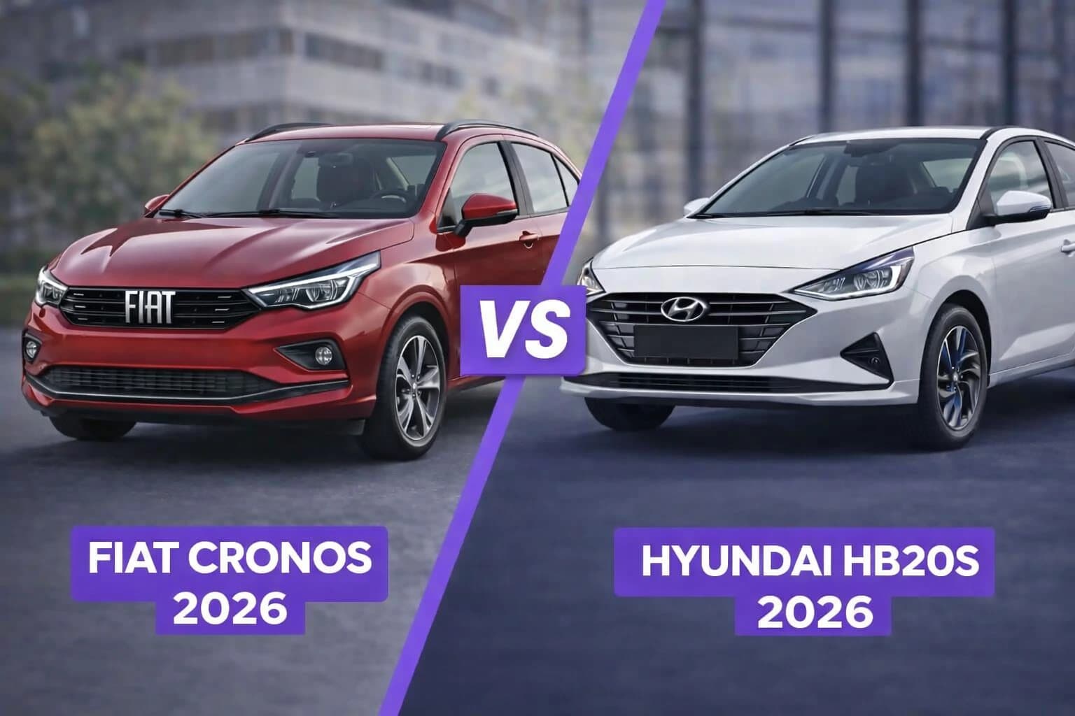 Fiat Cronos vs Hyundai HB20S: Qual Sedan Vale Mais a Pena em 2026?