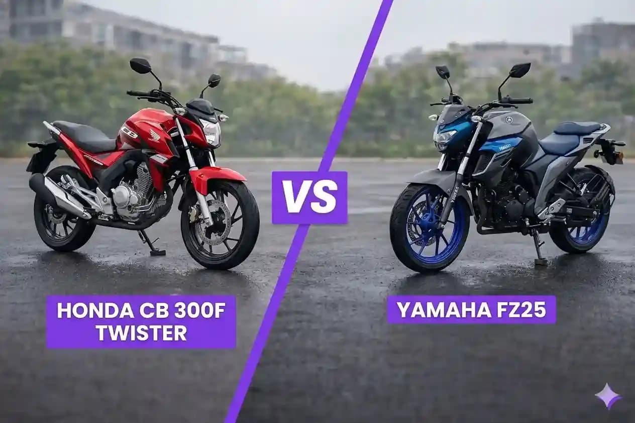 Honda CB 300F Twister vs Yamaha FZ25 2026 Brasil: qual vale mais?