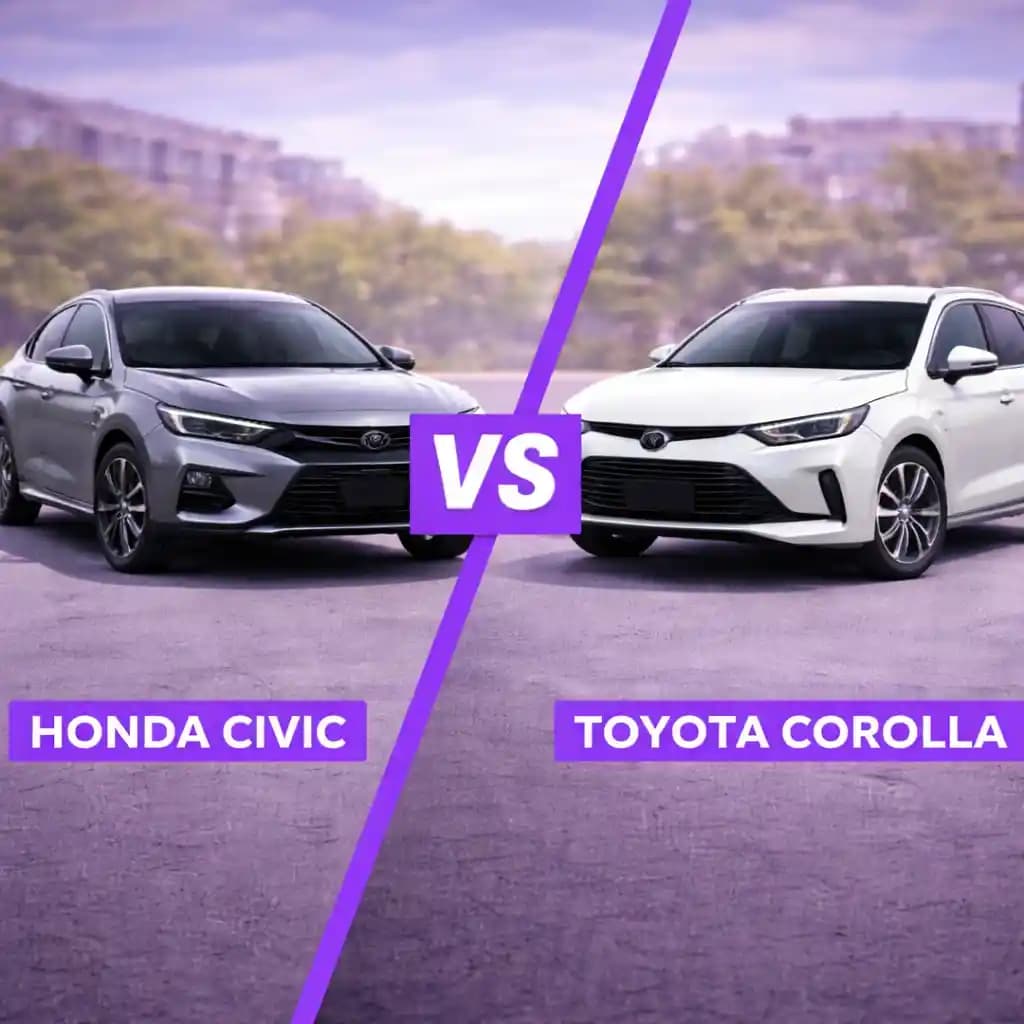 Honda Civic vs Toyota Corolla: qual é melhor em 2026?