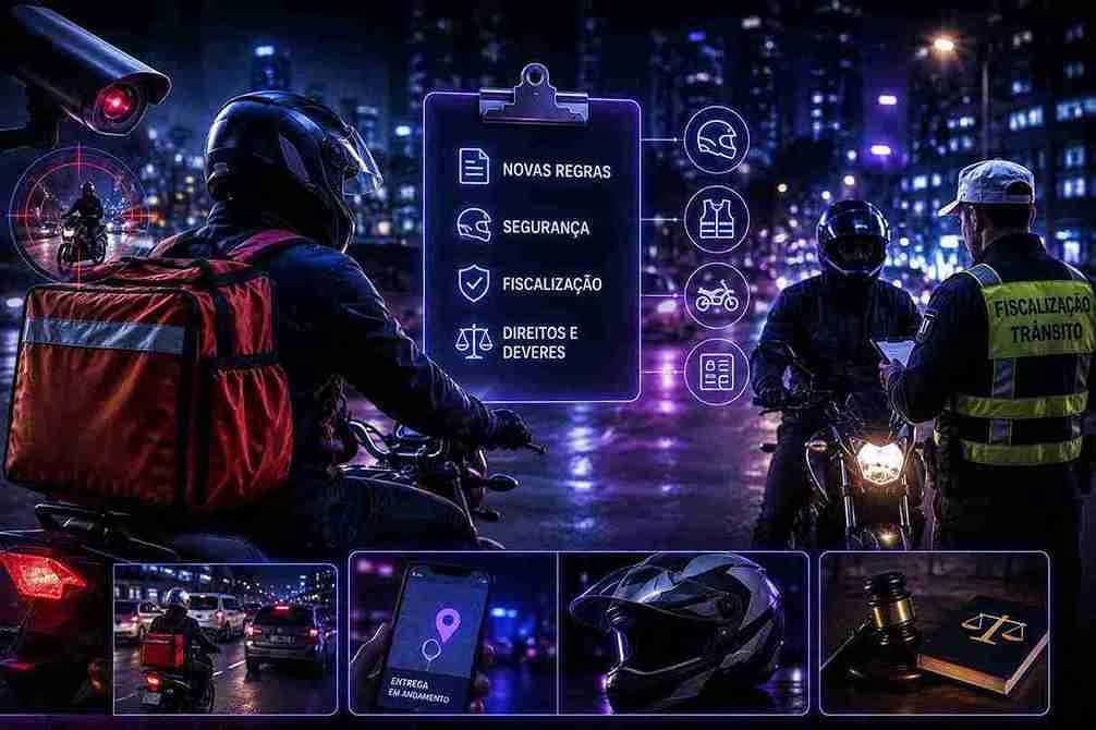 O que muda para motoboys: novas regras e fiscalização 2026 Brasil