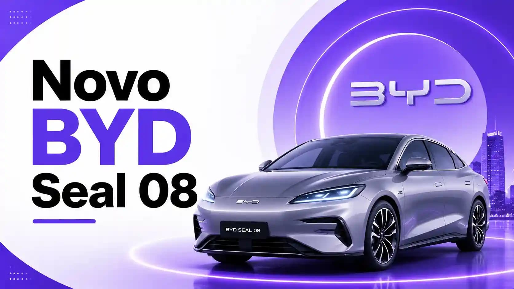 Seal 08 sedã híbrido BYD faz até 400 km no modo elétrico e custa cerca de R$ 150 mil