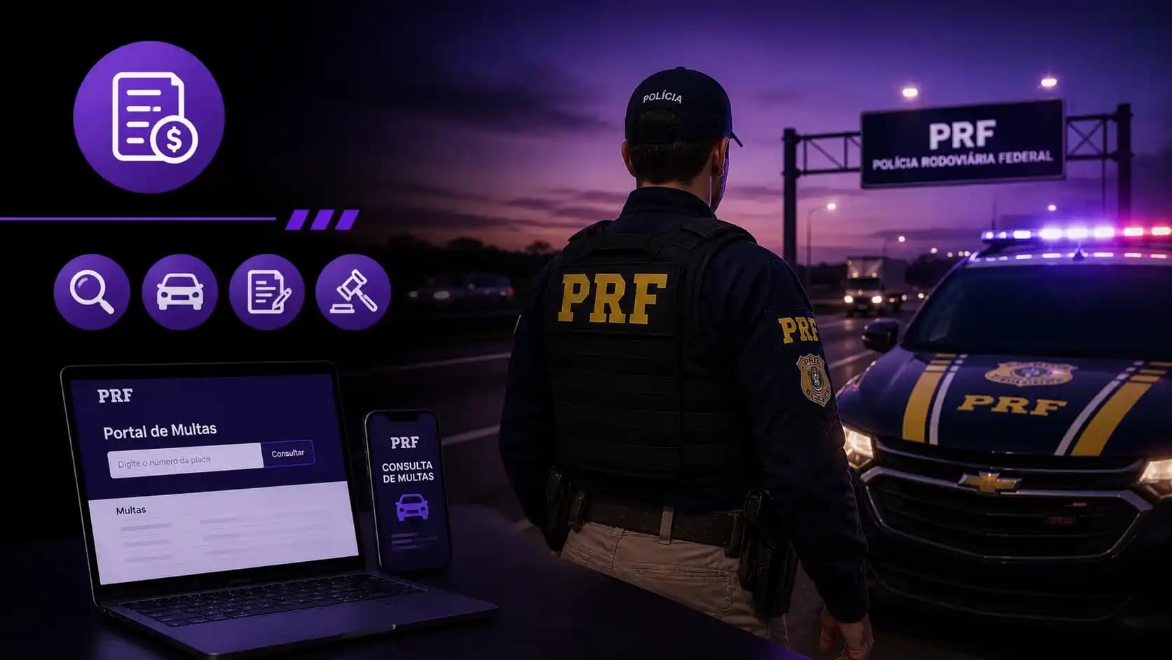 O que são multas da PRF: como consultar e recorrer 2026 Brasil