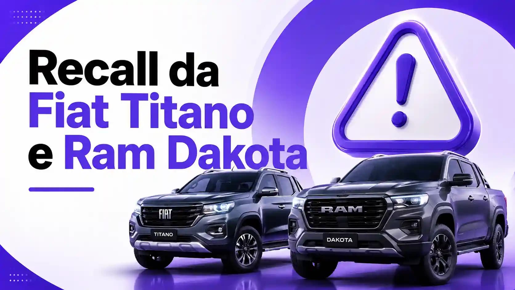 Recall da Fiat Titano e Ram Dakota afeta mais de 5 mil picapes por risco de falha no