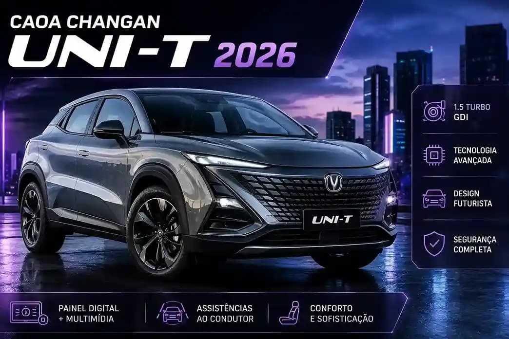 Review Caoa Changan UNI-T 2026: SUV tecnológico e futurista no Brasil