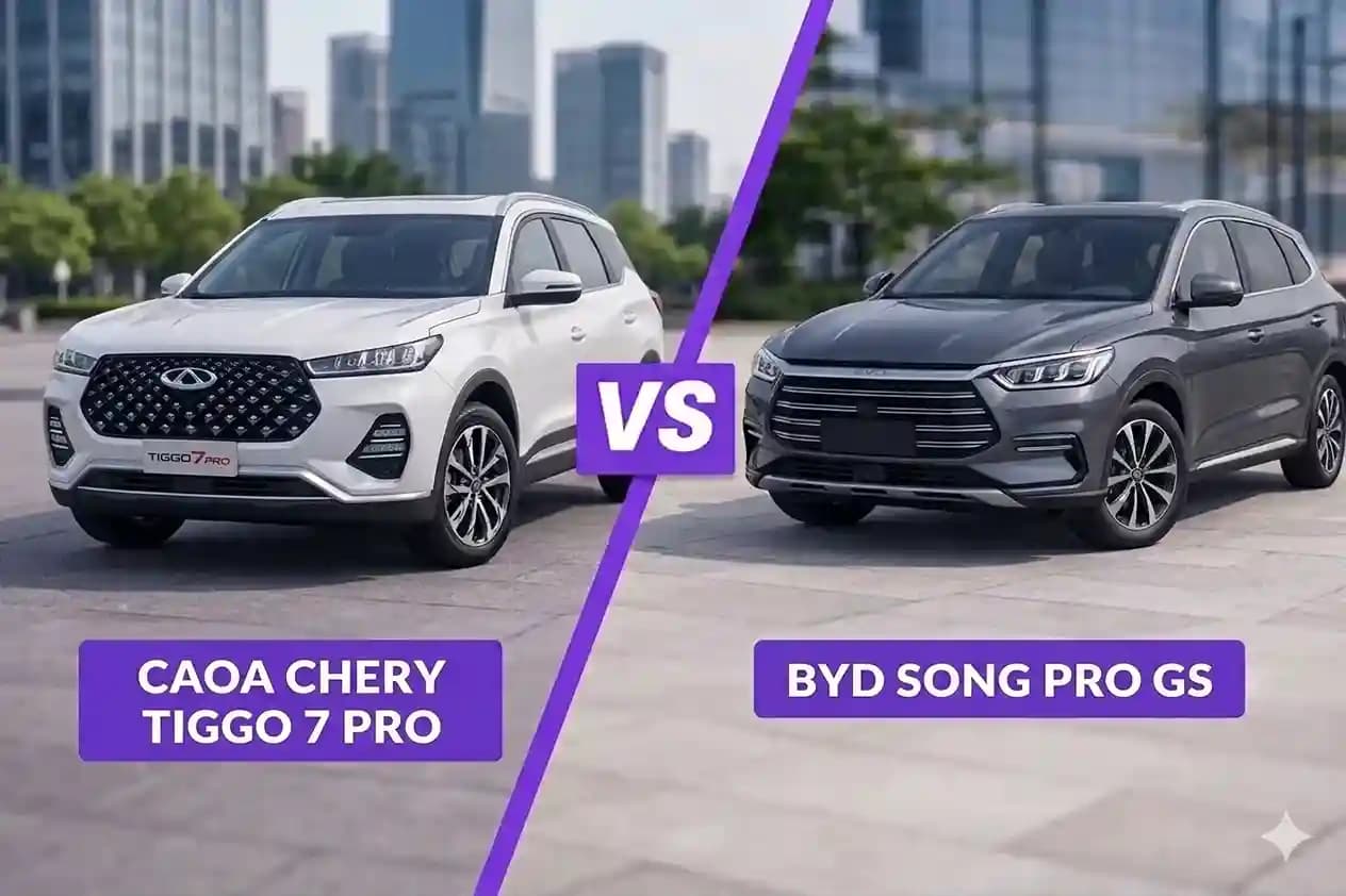 Caoa Chery Tiggo 7 Pro vs BYD Song Pro GS: qual SUV híbrido comprar em 2026?