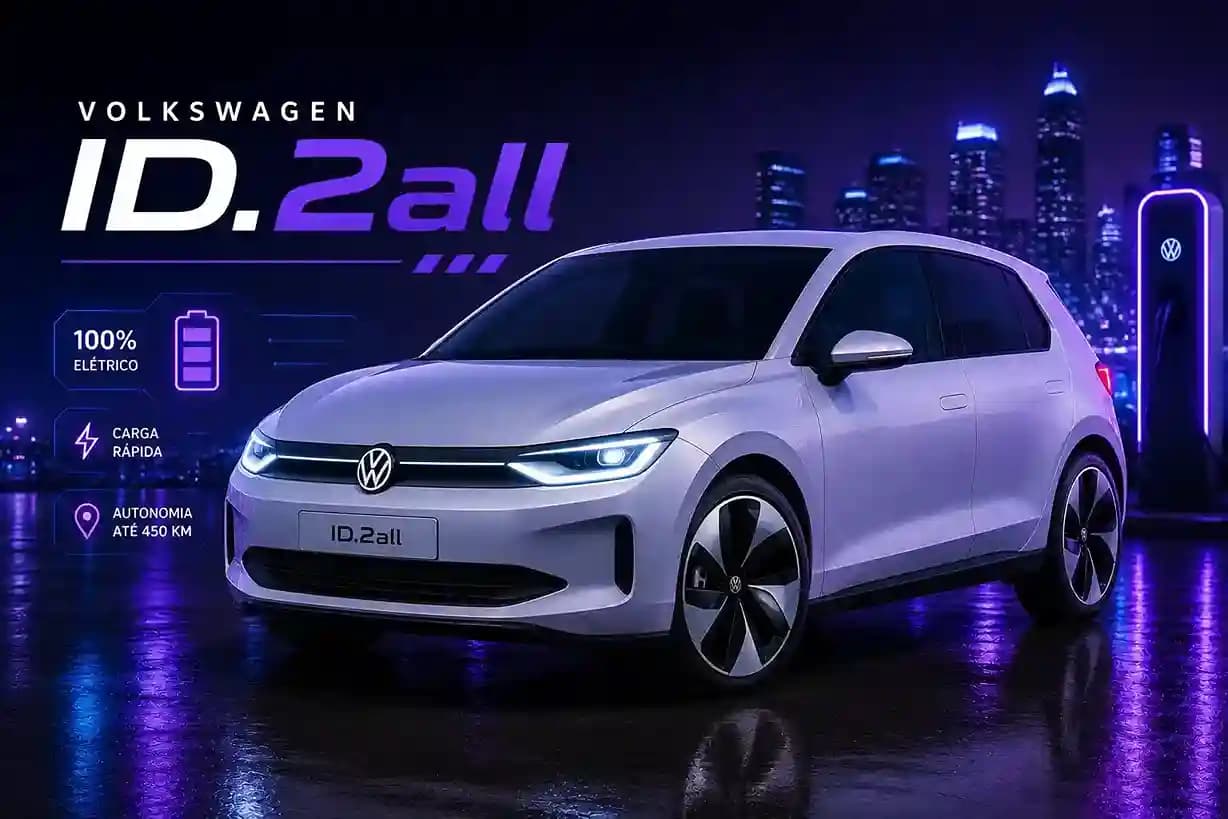 Volkswagen ID.2all: elétrico acessível e autonomia 2026 Brasil