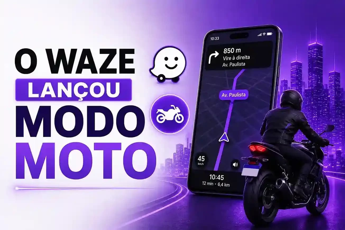 Waze Ganha Modo Moto, IA com Gemini e Novos Recursos no Brasil