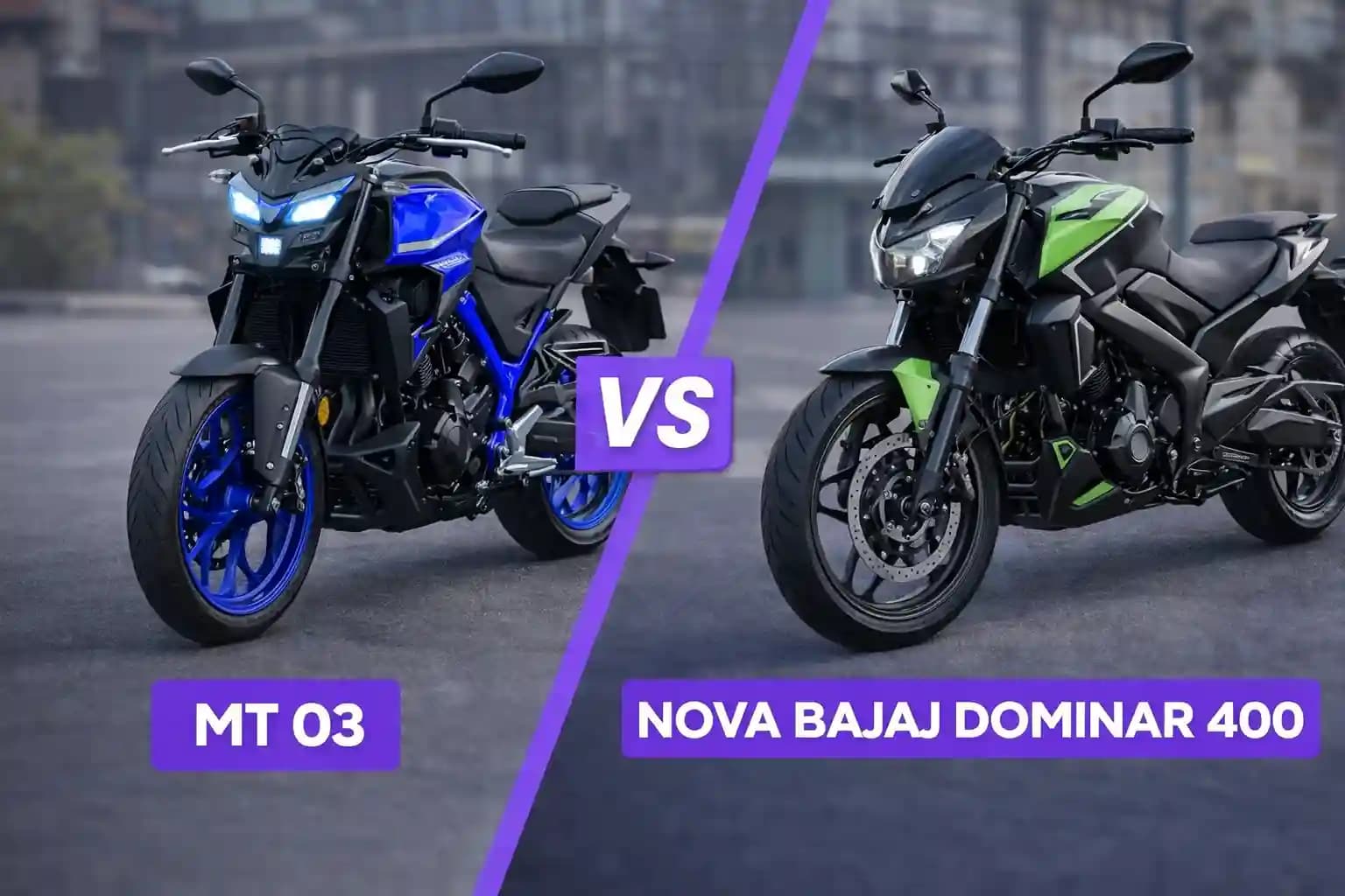 Yamaha MT-03 vs Bajaj Dominar 400: Qual Naked é Melhor em 2026?