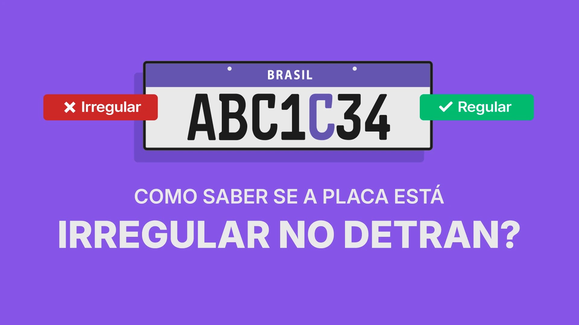 Como Saber Se a Placa do Meu Veículo Está Regular no Detran?