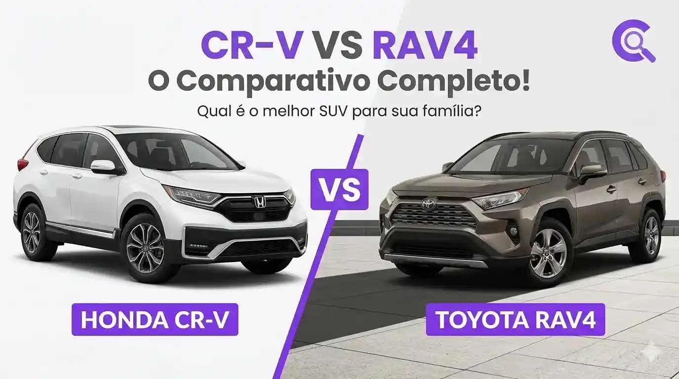 Honda CR-V vs Toyota RAV4: qual SUV híbrido vale mais a pena?